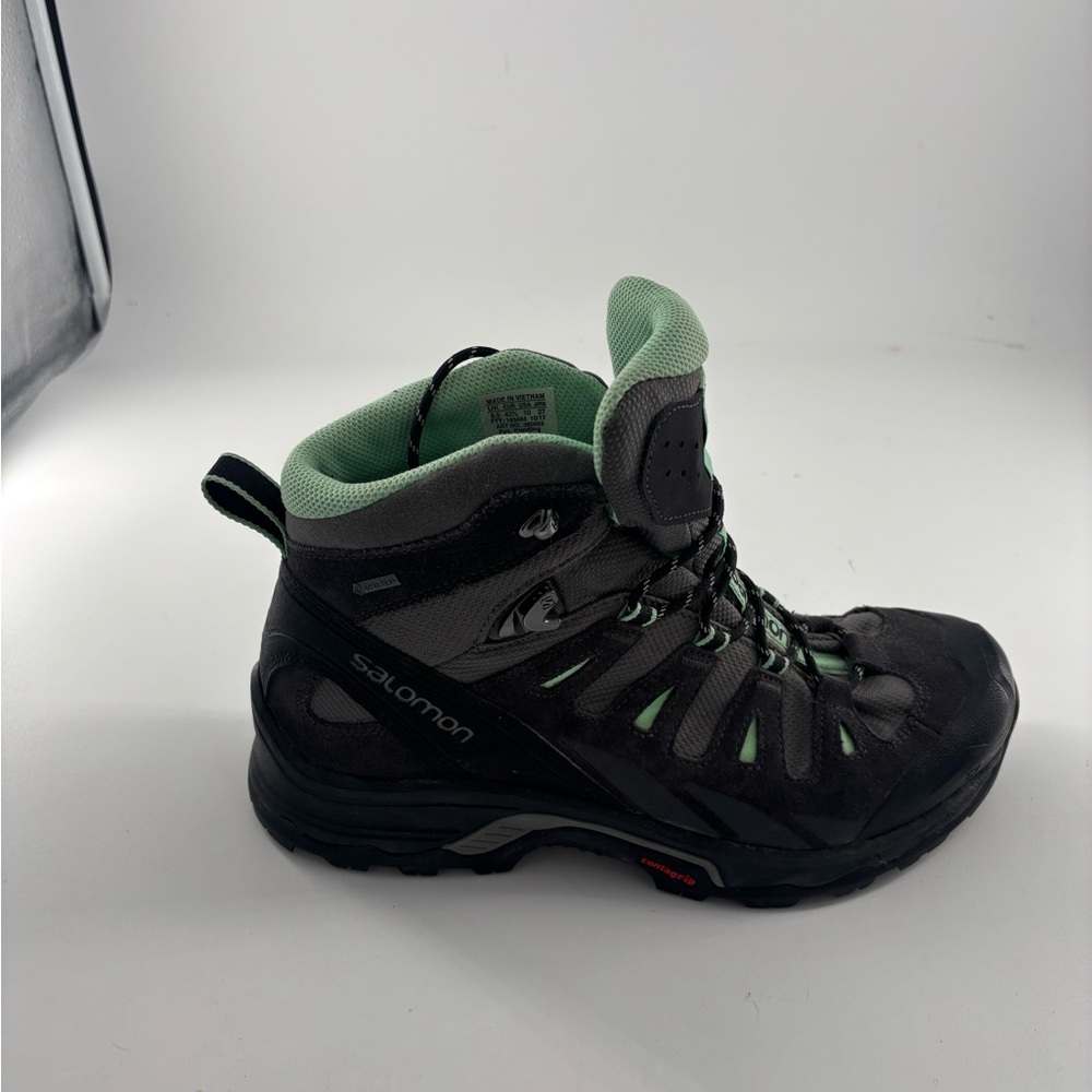 Salomon Quest Prime GTX Gore Tex Hiking Boots Women’s Size 10 Black Gray